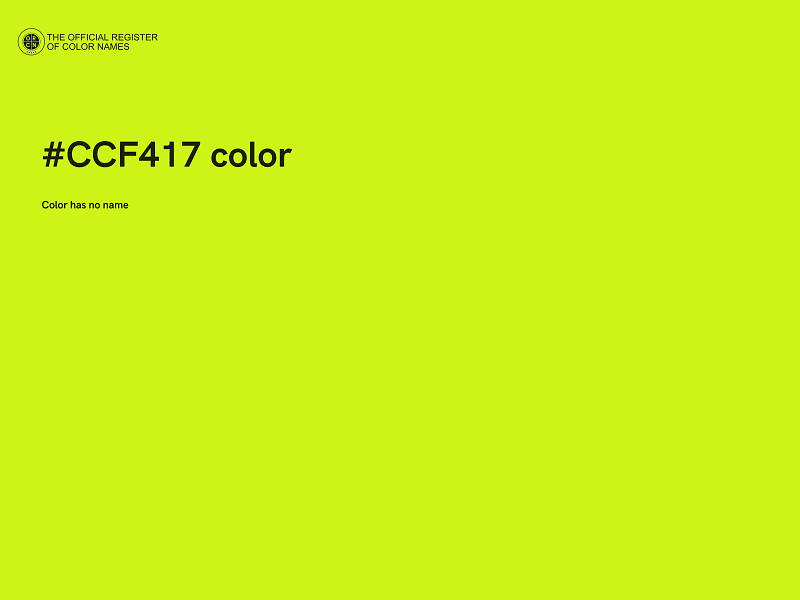 #CCF417 color image