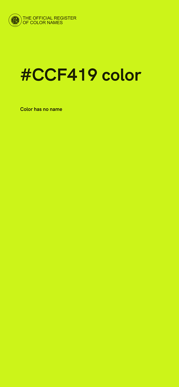 #CCF419 color image
