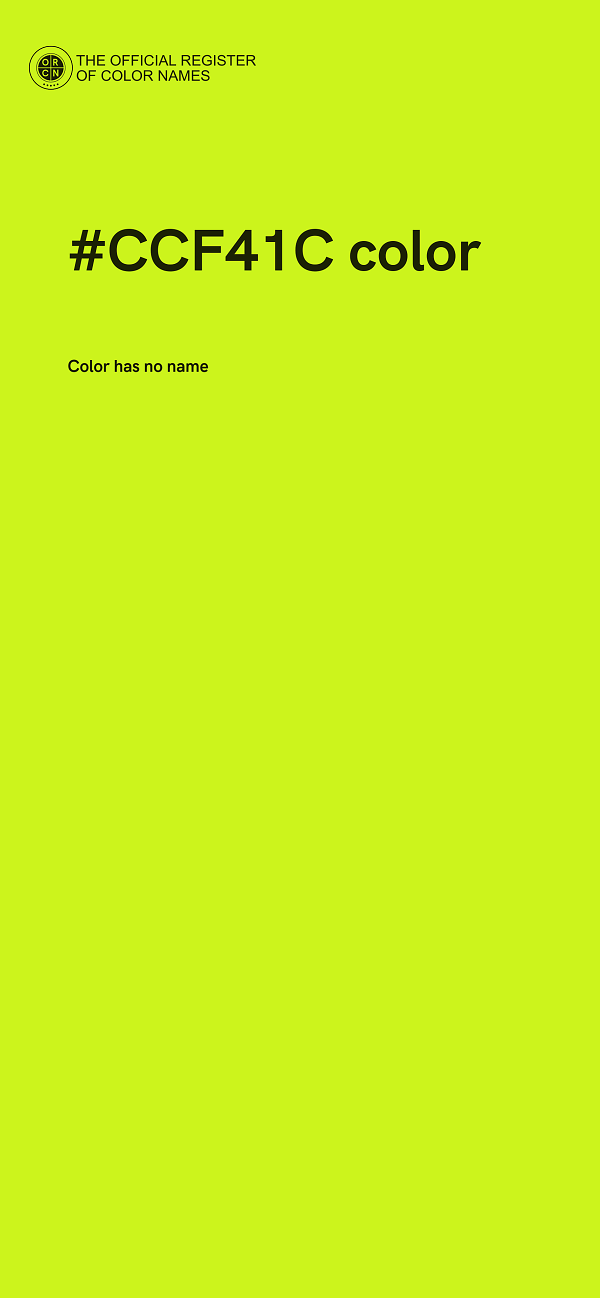 #CCF41C color image