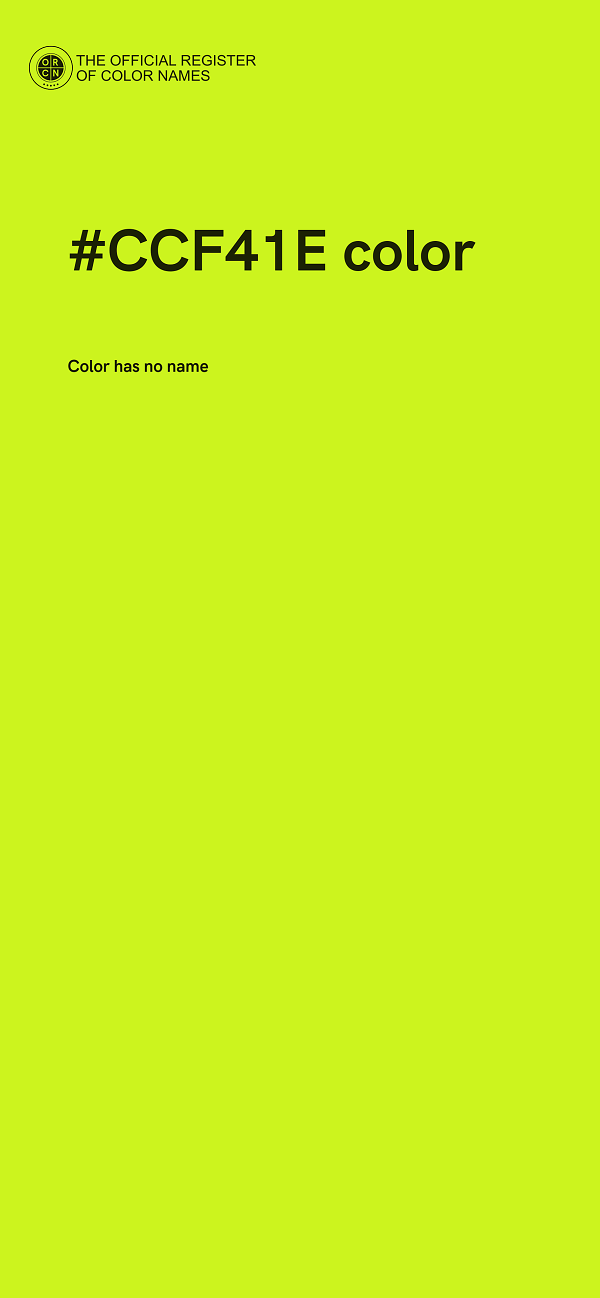 #CCF41E color image