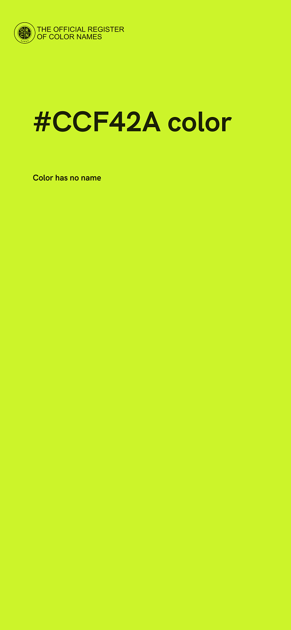 #CCF42A color image