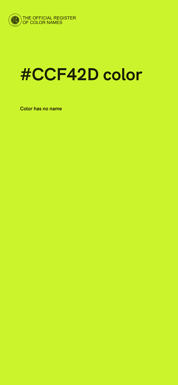 #CCF42D color image