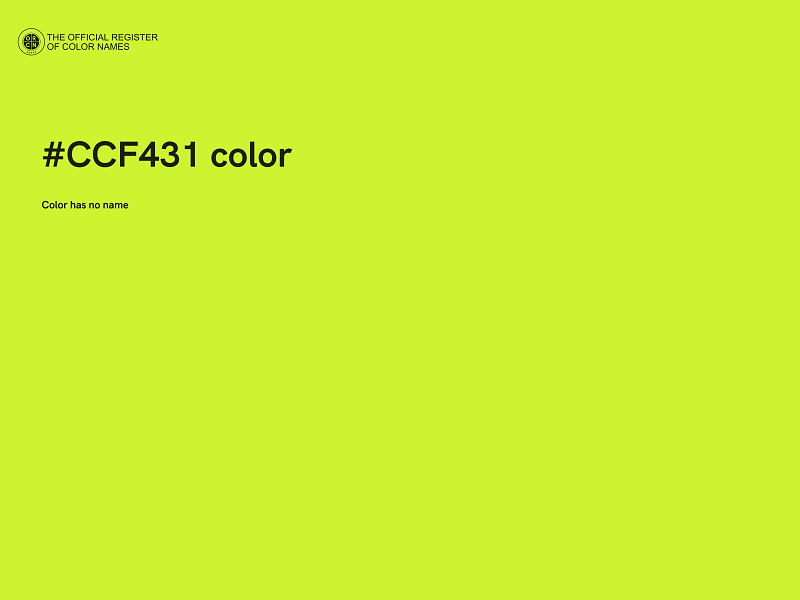 #CCF431 color image