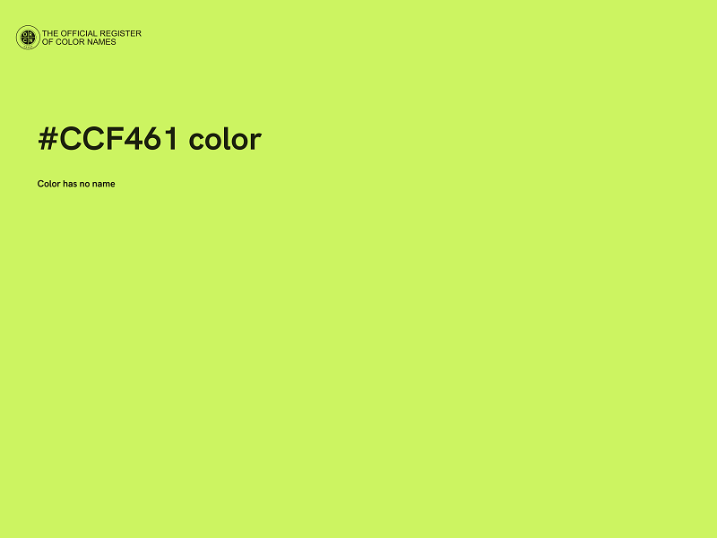 #CCF461 color image