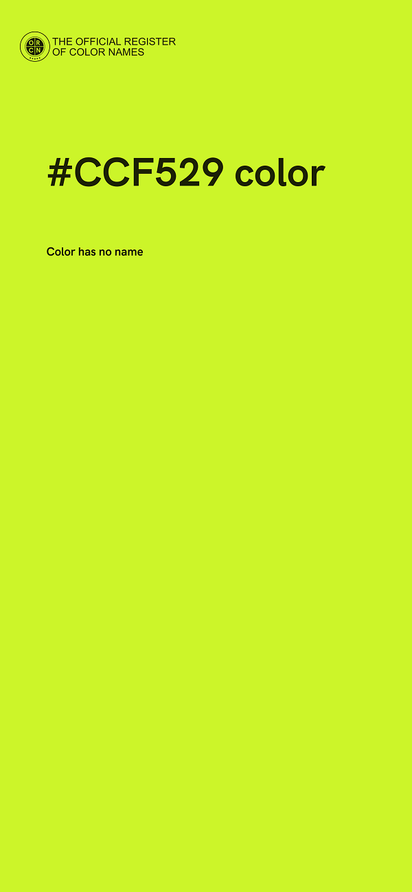 #CCF529 color image