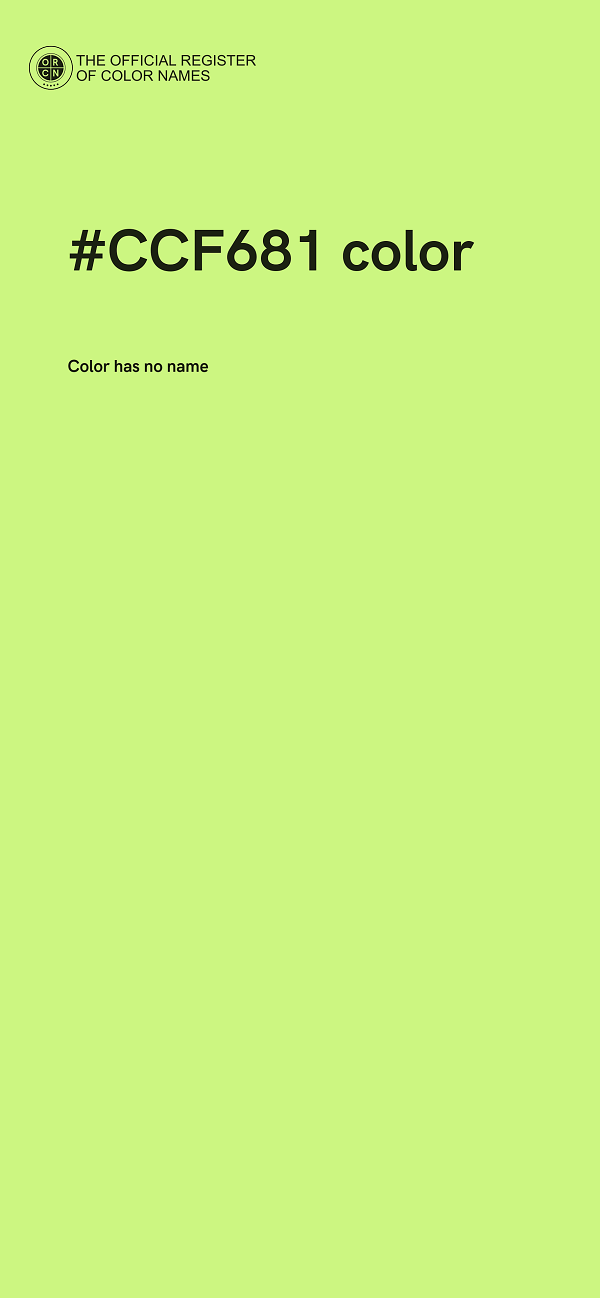 #CCF681 color image
