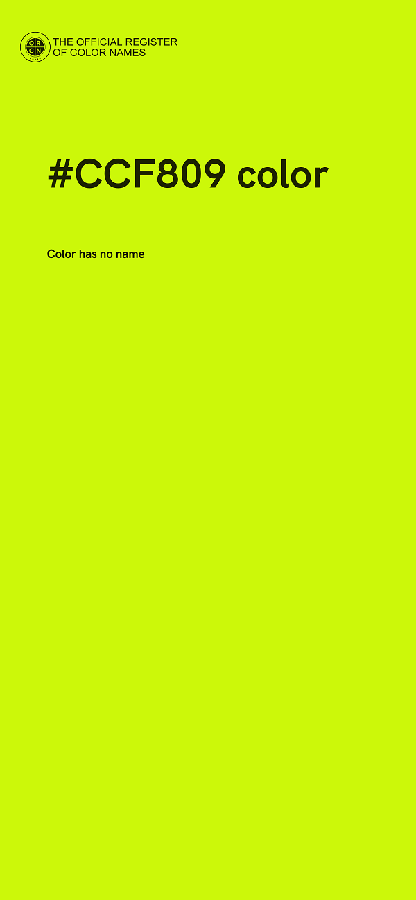 #CCF809 color image