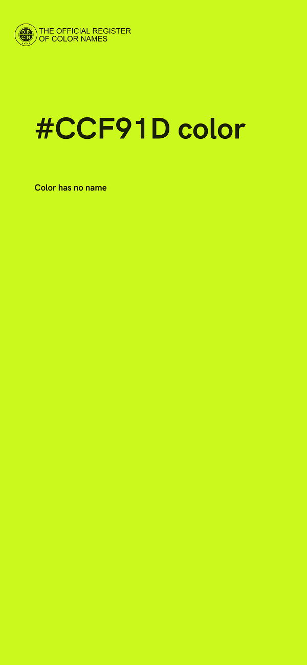 #CCF91D color image