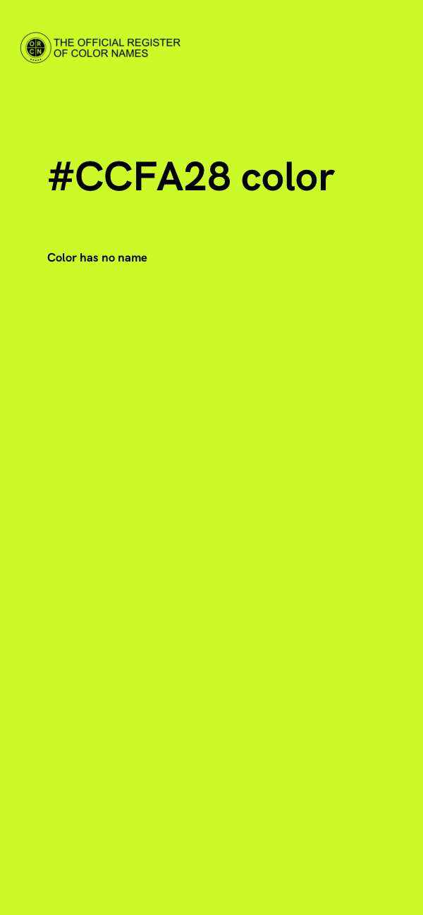 #CCFA28 color image