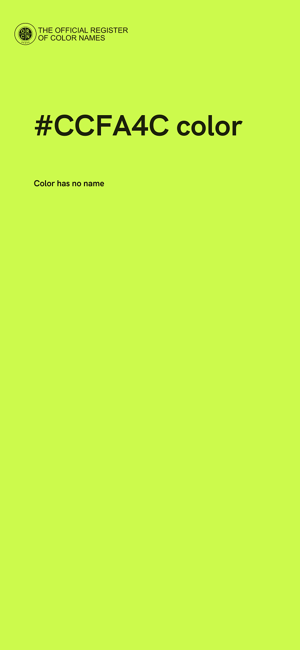 #CCFA4C color image