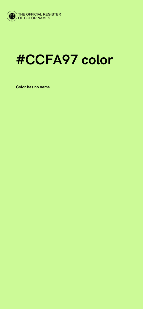 #CCFA97 color image