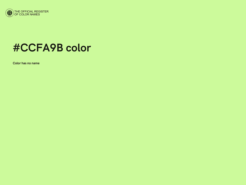 #CCFA9B color image