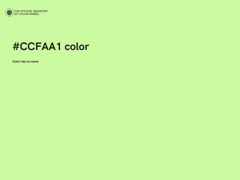 #CCFAA1 color image