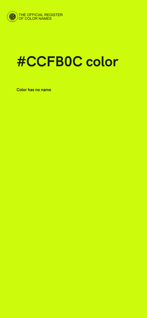 #CCFB0C color image