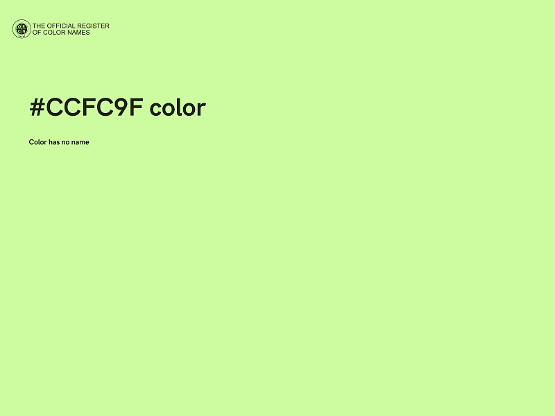 #CCFC9F color image