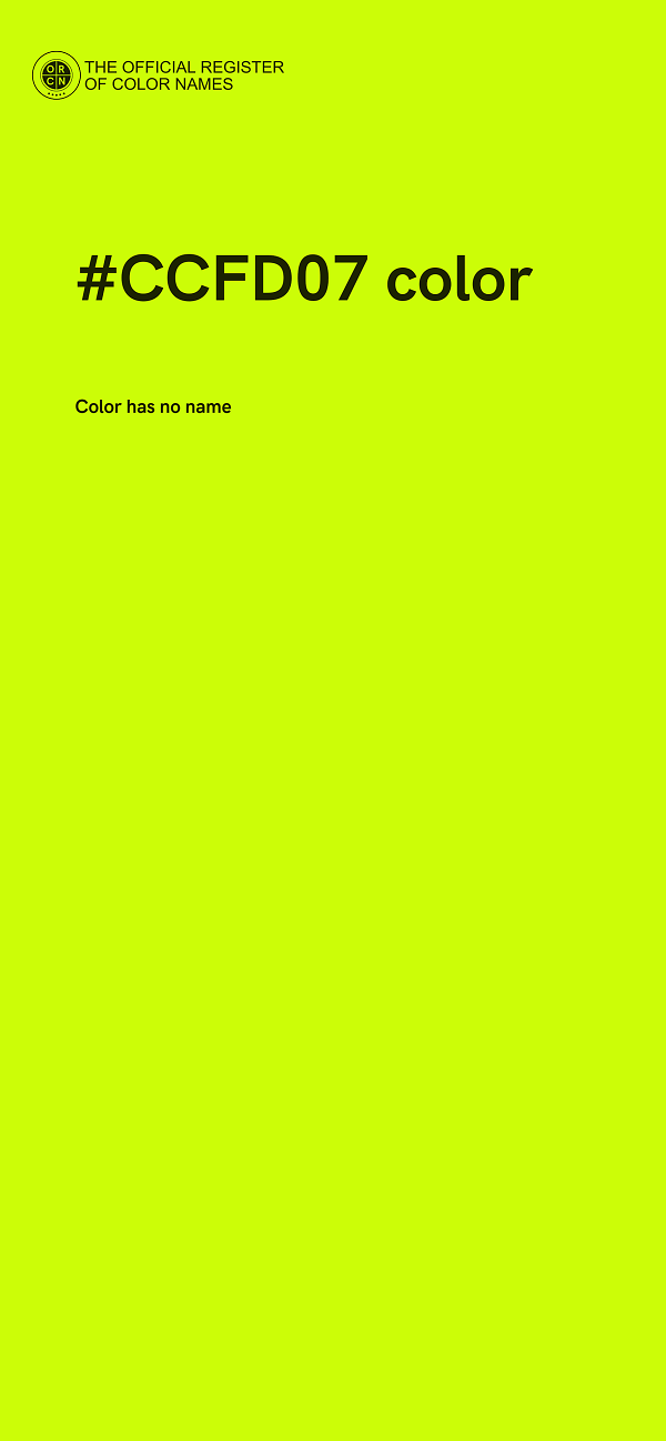 #CCFD07 color image