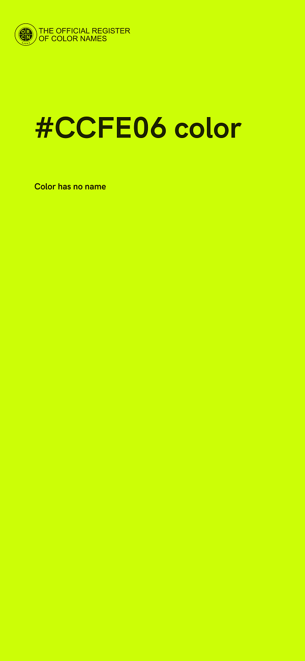 #CCFE06 color image