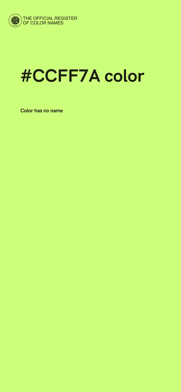 #CCFF7A color image
