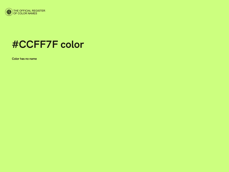 #CCFF7F color image