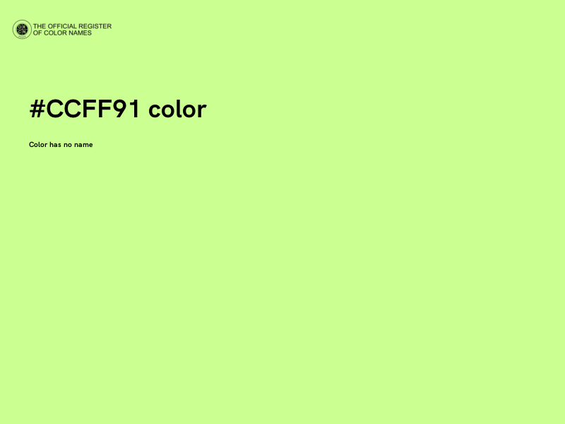 #CCFF91 color image