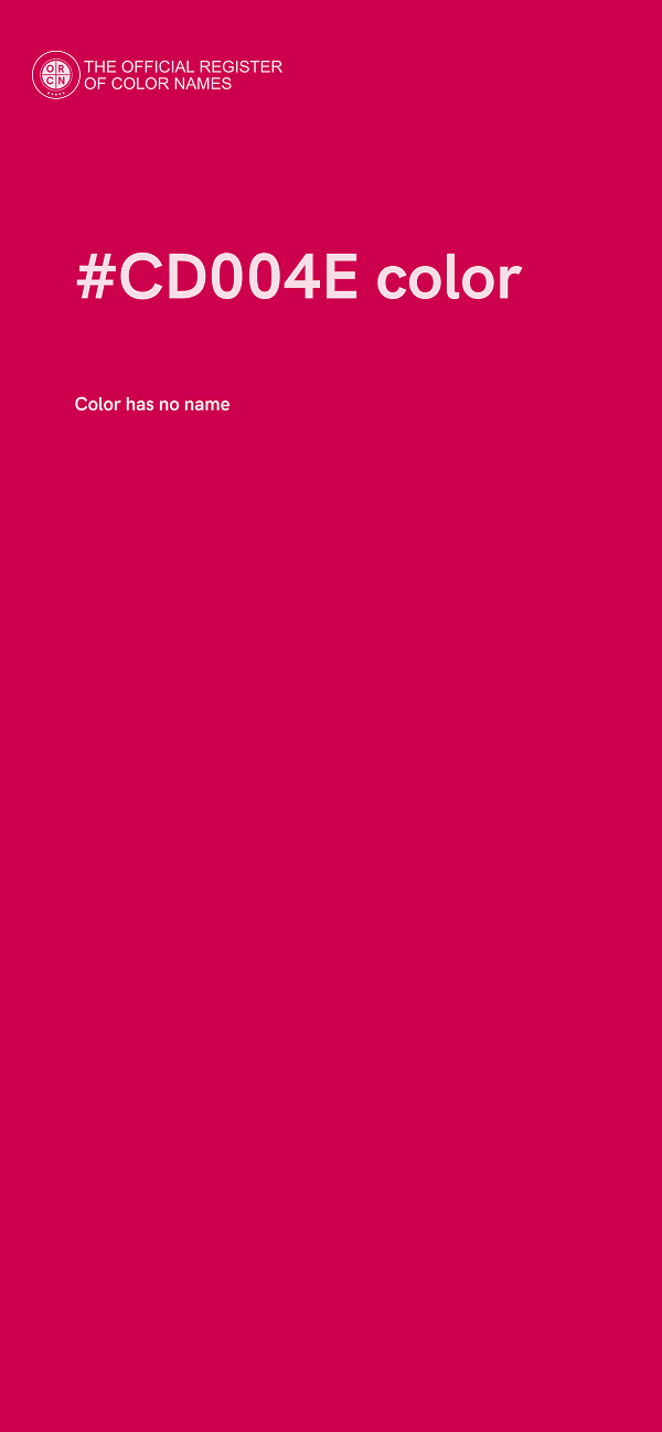 #CD004E color image