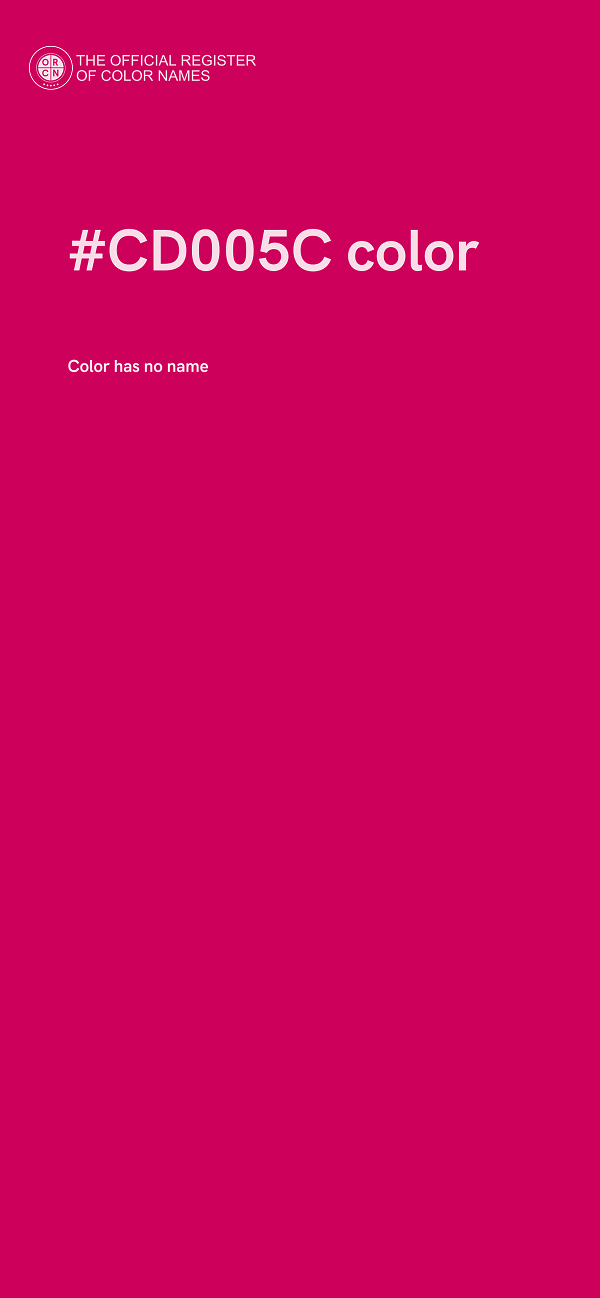 #CD005C color image