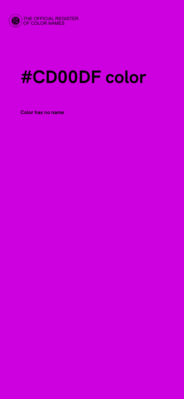 #CD00DF color image