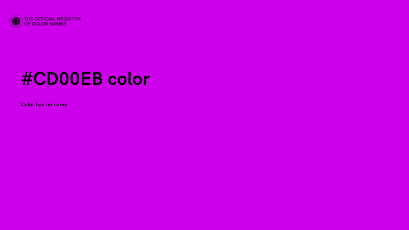 #CD00EB color image
