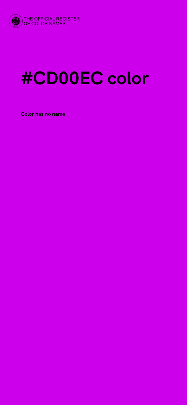 #CD00EC color image