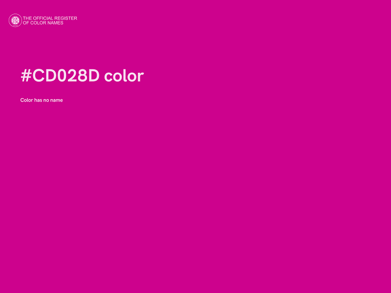 #CD028D color image