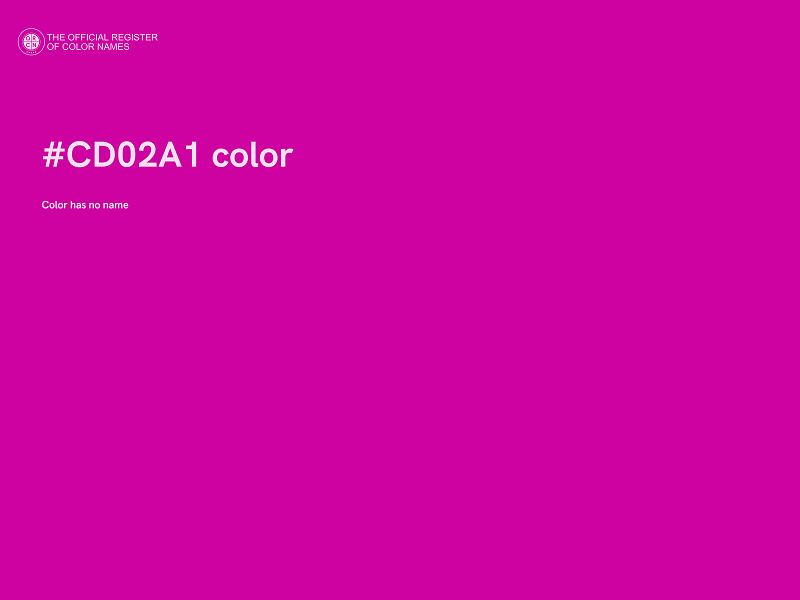 #CD02A1 color image