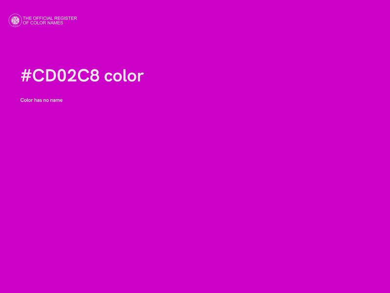 #CD02C8 color image