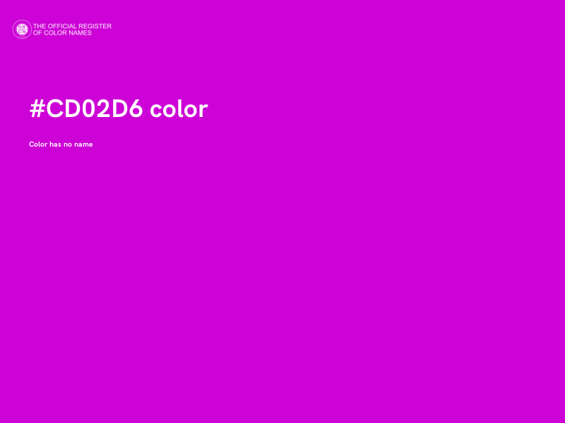 #CD02D6 color image