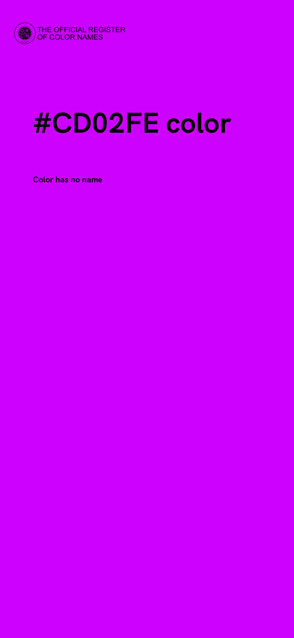 #CD02FE color image