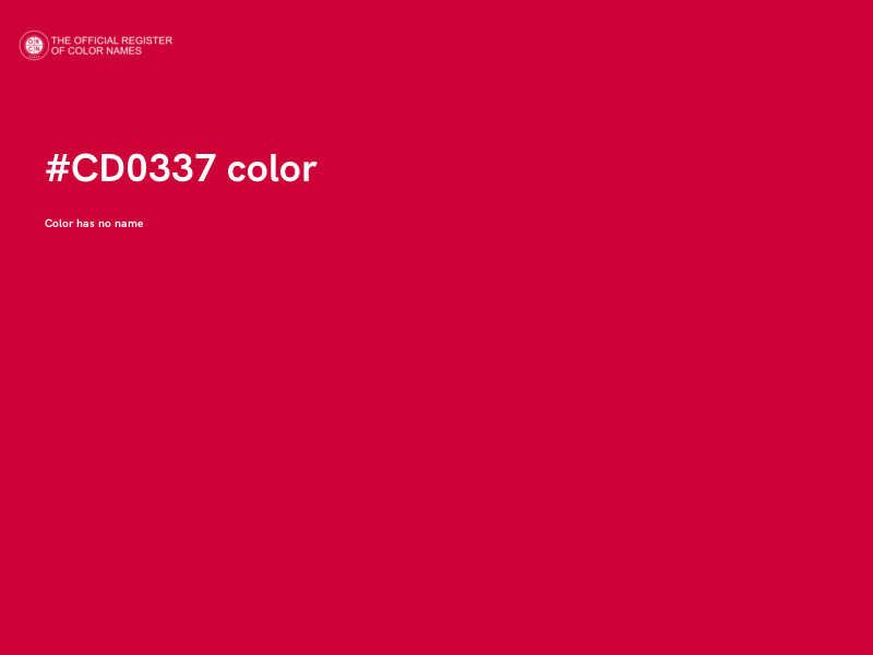 #CD0337 color image
