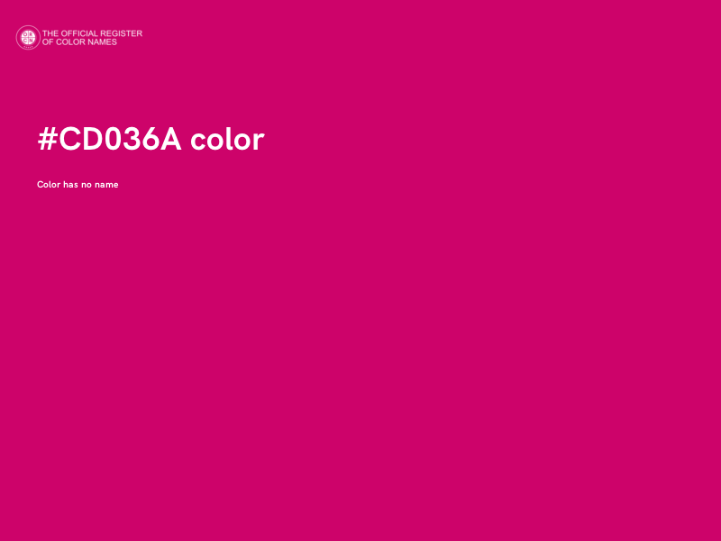 #CD036A color image