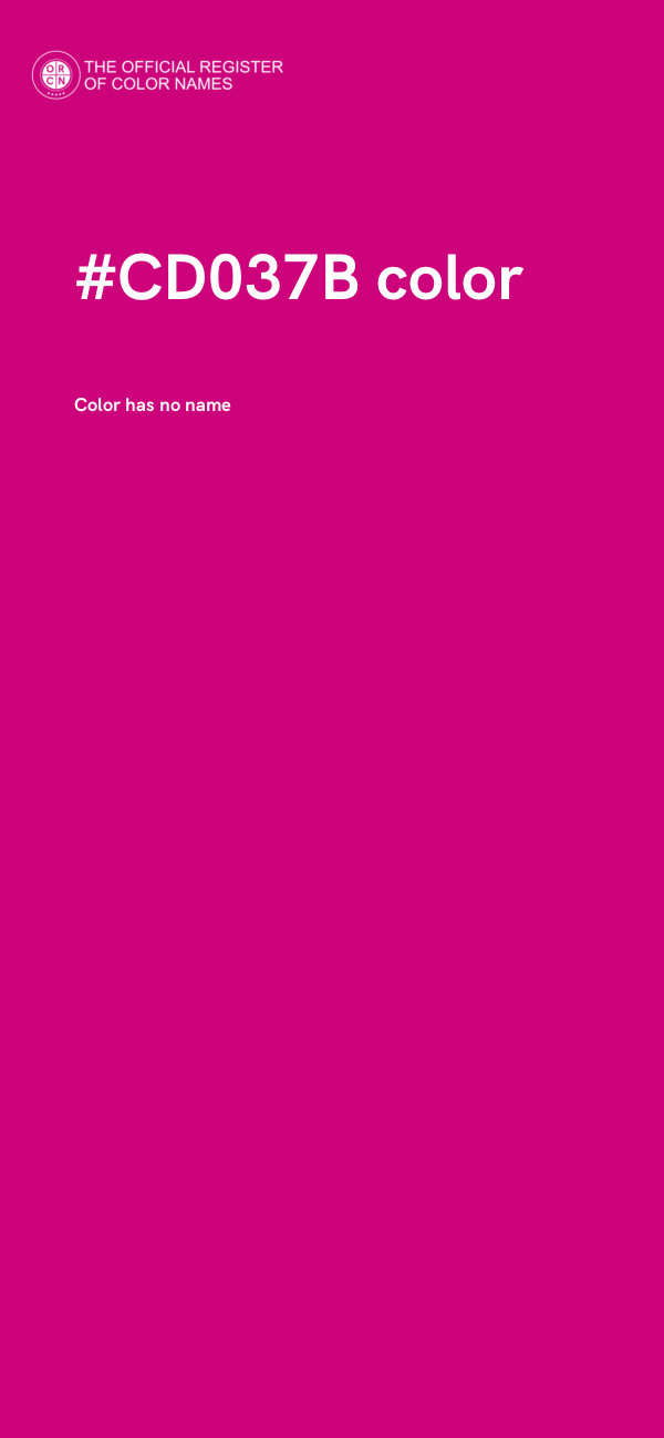 #CD037B color image