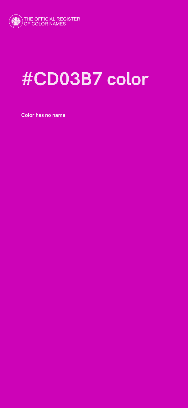 #CD03B7 color image