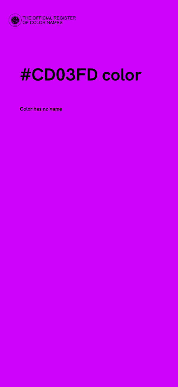 #CD03FD color image