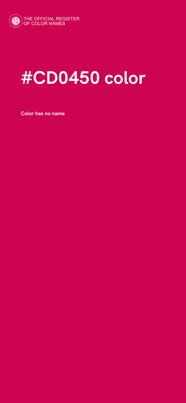 #CD0450 color image