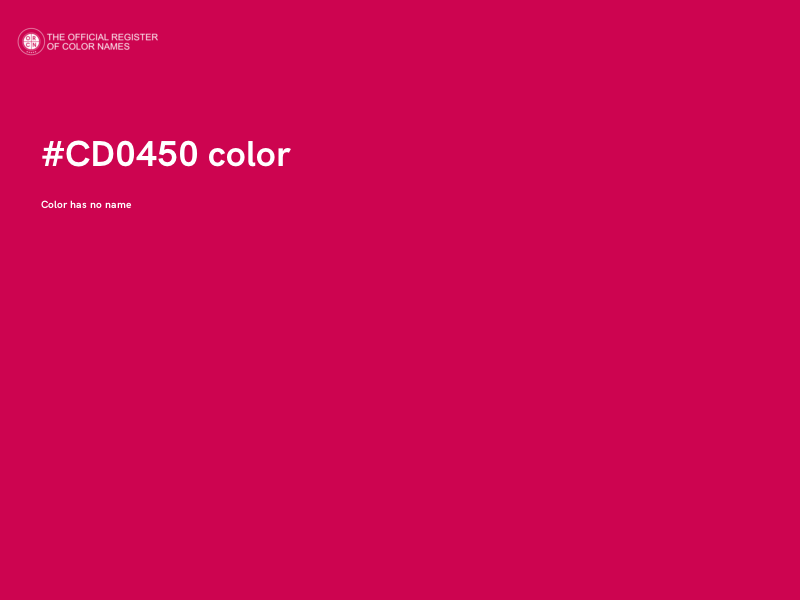 #CD0450 color image