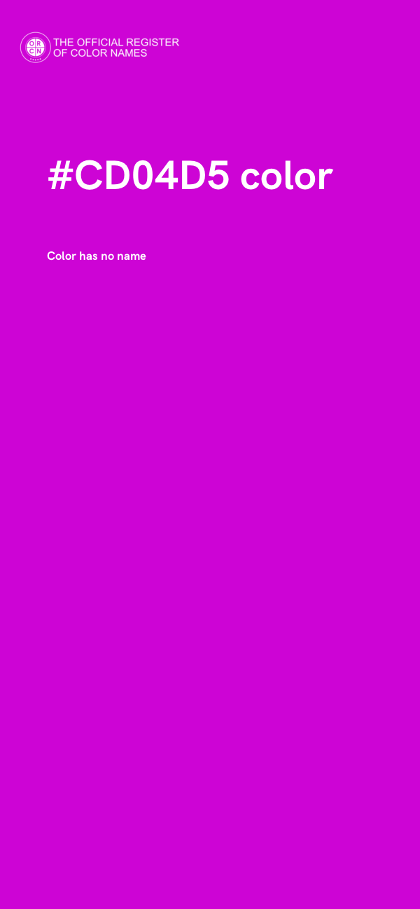 #CD04D5 color image