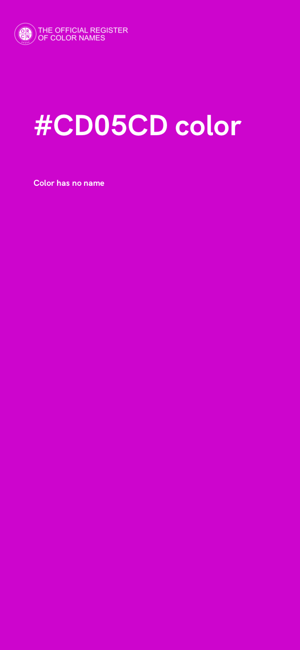 #CD05CD color image