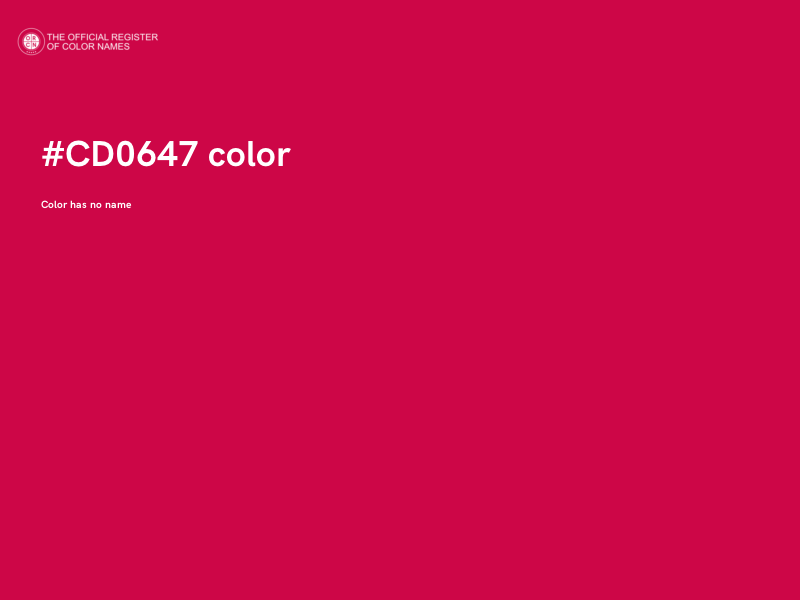#CD0647 color image