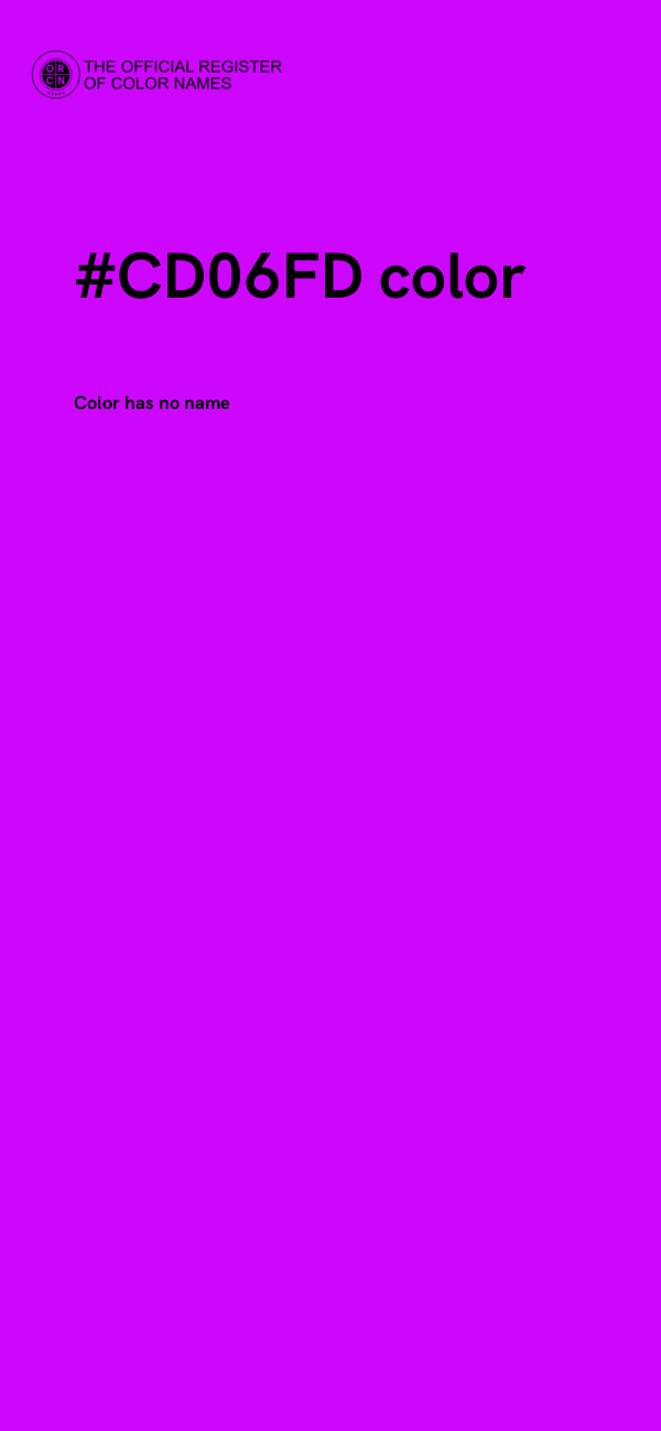 #CD06FD color image