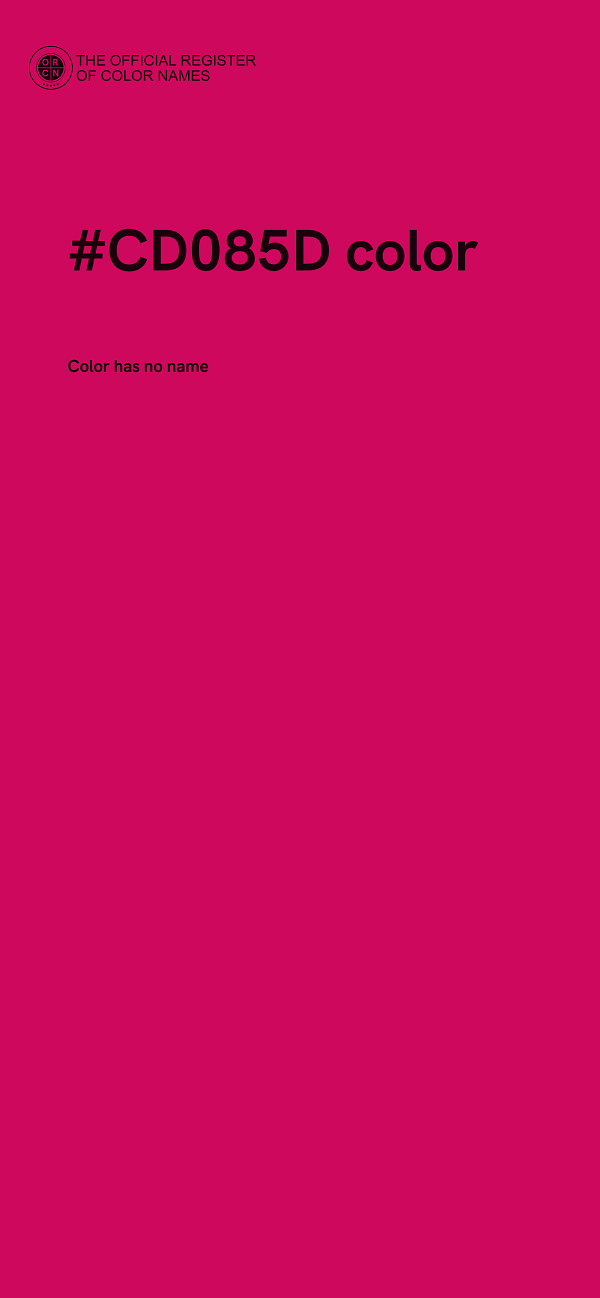 #CD085D color image