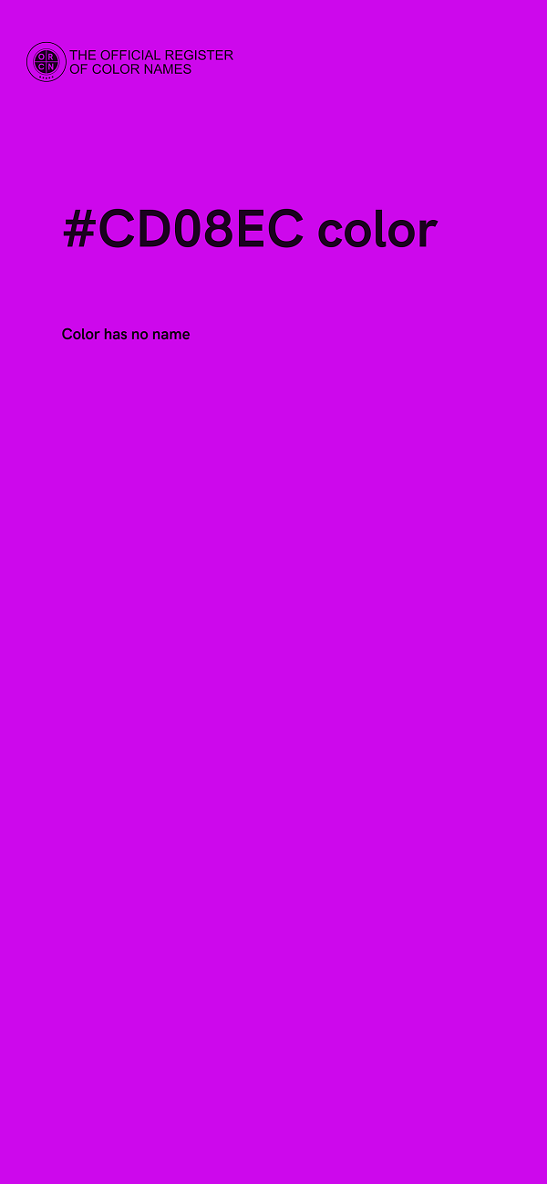 #CD08EC color image