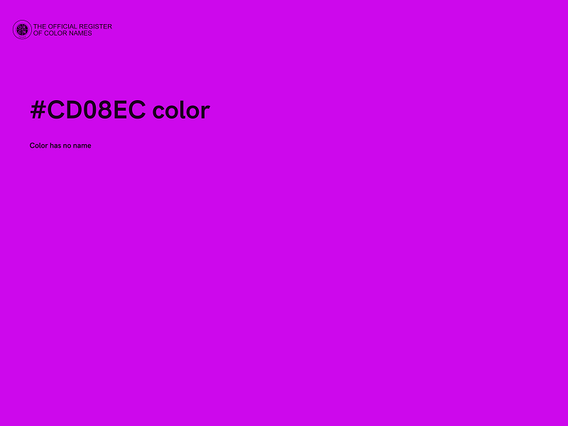 #CD08EC color image
