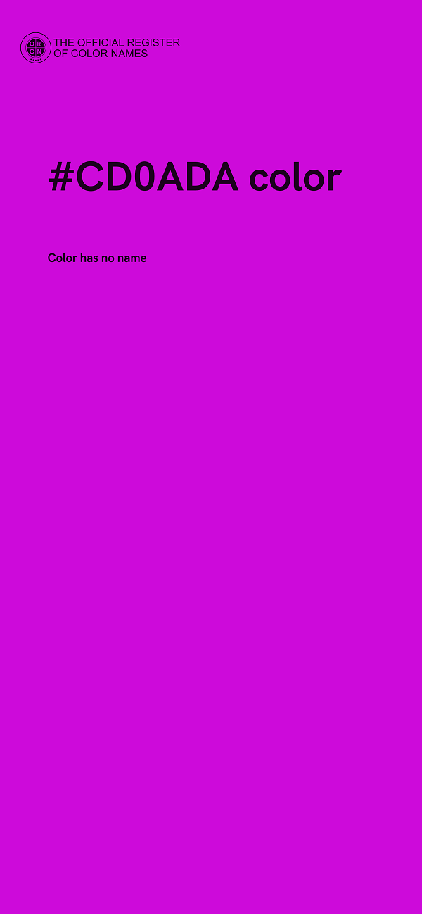 #CD0ADA color image