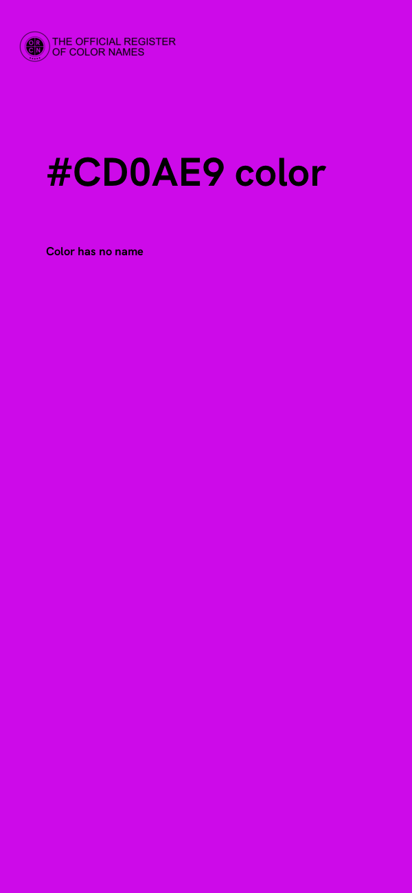 #CD0AE9 color image